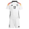 Maillot de Supporter Allemagne Wirtz 17 Domicile Euro 2024 Pour Enfant